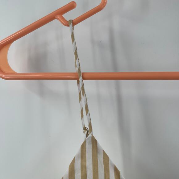 LINE & DOT Ryline Dress Size Small Yellow Stripe Yellow/Tan Ruffle Tie Waist NWT - Picture 9 of 16